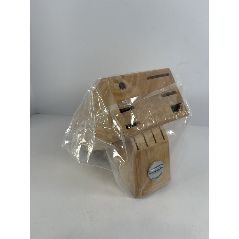 KitchenAid 10 Slot Wood Kitchen Knife Block Replacement Brand New